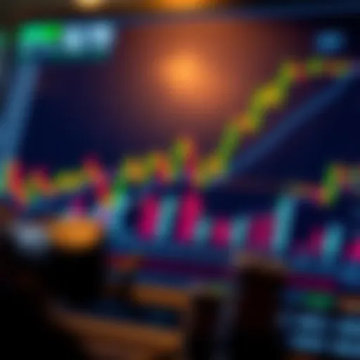 Chart depicting market trends and fluctuations