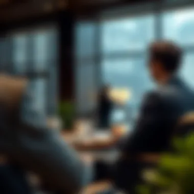 Client consultation in a private bank