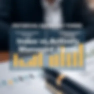 Performance Comparison: Index vs. Actively Managed Funds Comparison chart of broad-based and actively managed funds performance