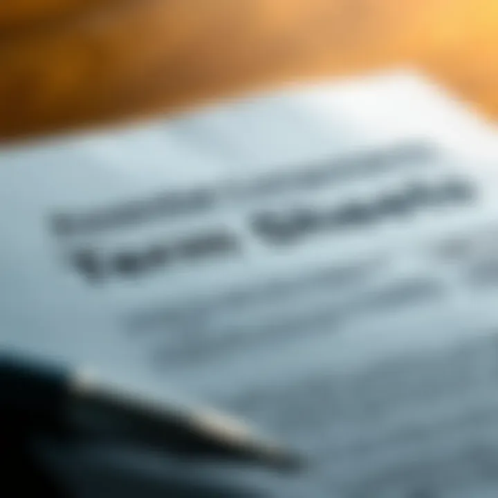 Key components of a term sheet