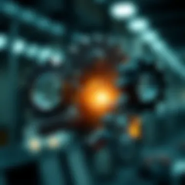 Integrating Sustainability in Business Visual representation of interconnected gears symbolizing the integration of sustainability in business strategies