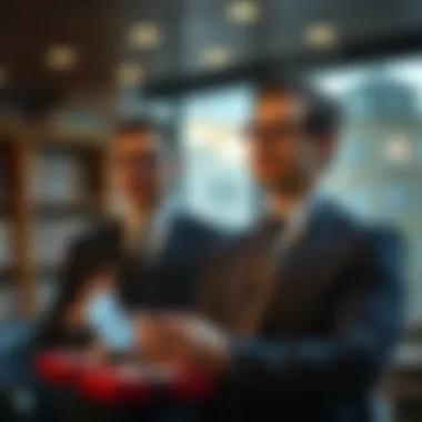 Conceptual illustration of leadership and finance