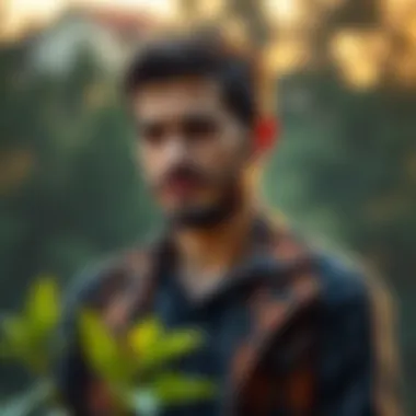 Graphic showcasing personal growth in leadership