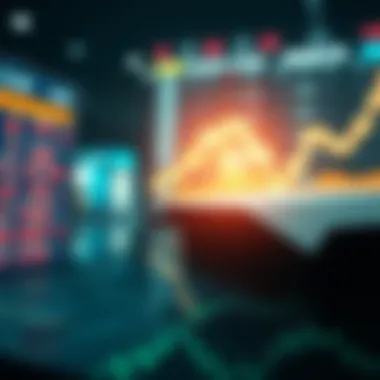 Economic Influences on Stock Gains Visual representation of economic factors influencing stocks