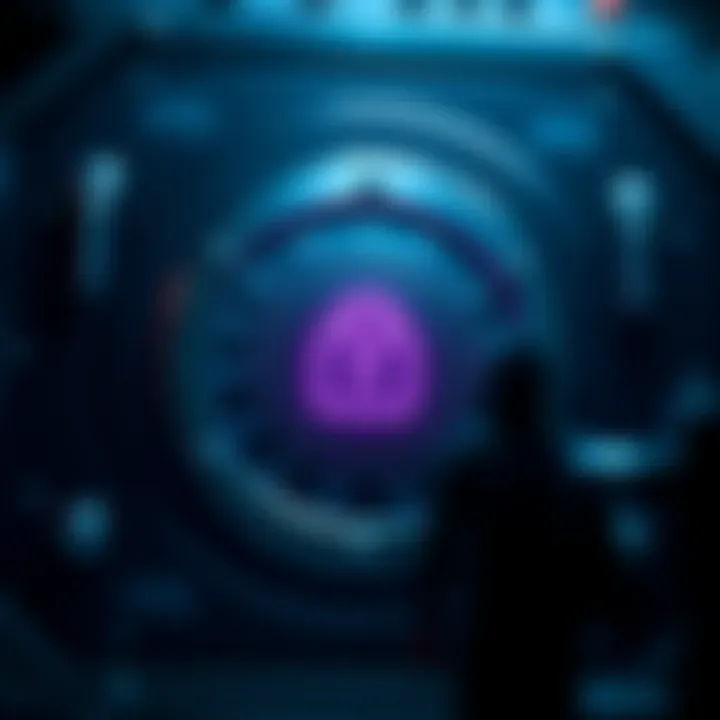 A digital representation of a password vault tool interface