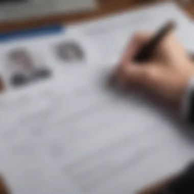 Digital Document Review for Notarization Client reviewing digital documents for notarization