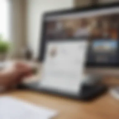 User-Friendly Virtual Notary Interface Virtual notary service interface showcasing user-friendly design