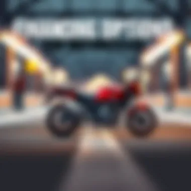 Infographic: Financing Options for Motorcycles An infographic illustrating different financing options like loans and leasing for motorcycles, enhancing the buying decision.