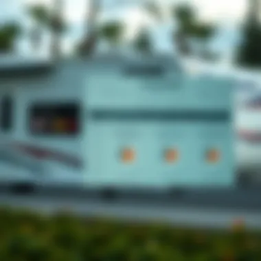 Chart outlining financing options for camper purchases