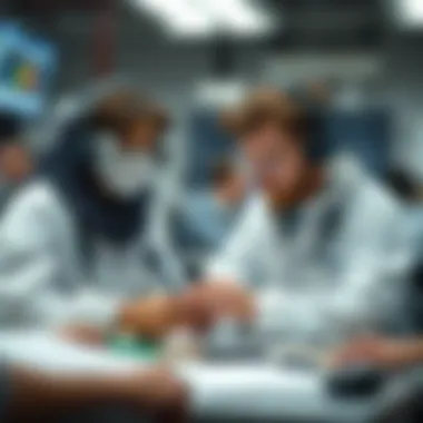 A visual representation of data collection techniques in market research