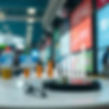 Graph showcasing consumer behavior trends in B2C