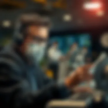 Investing in Resilient Sectors Investor analyzing resilient sectors for growth