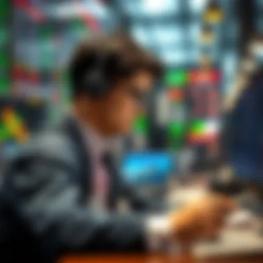 Informed Decision-Making in Stock Investments Investor making informed decisions