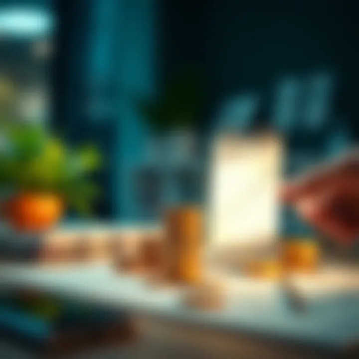 Visual representation of budget management