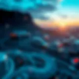 Conceptual illustration of digital payment methods