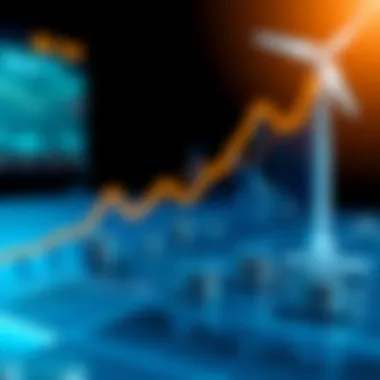 Graph depicting growth in renewable energy investments