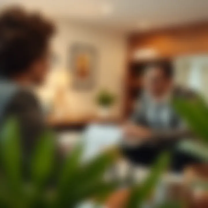 A strategic financial planning session