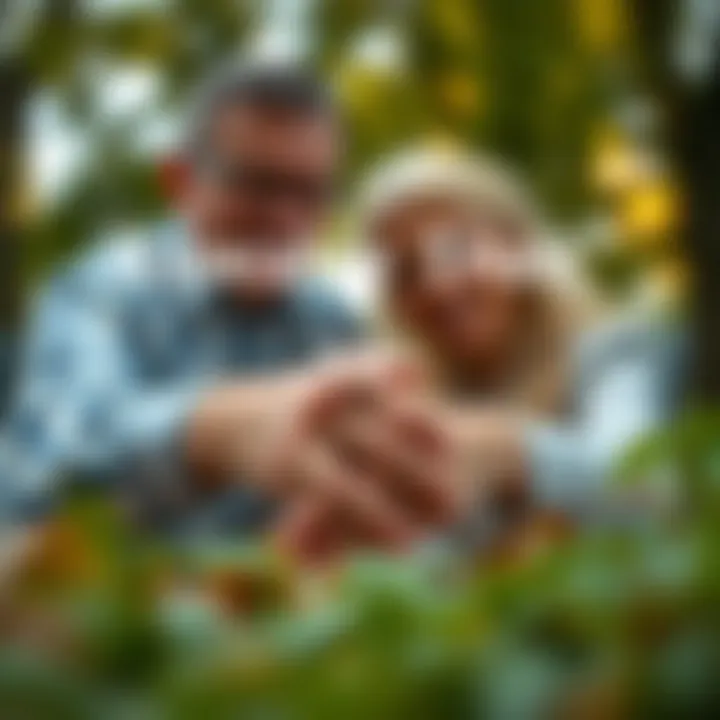 Visual comparison of revocable trust and life estate