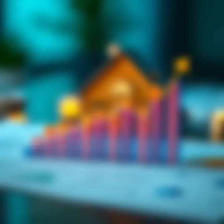 Graph showing investment growth over time