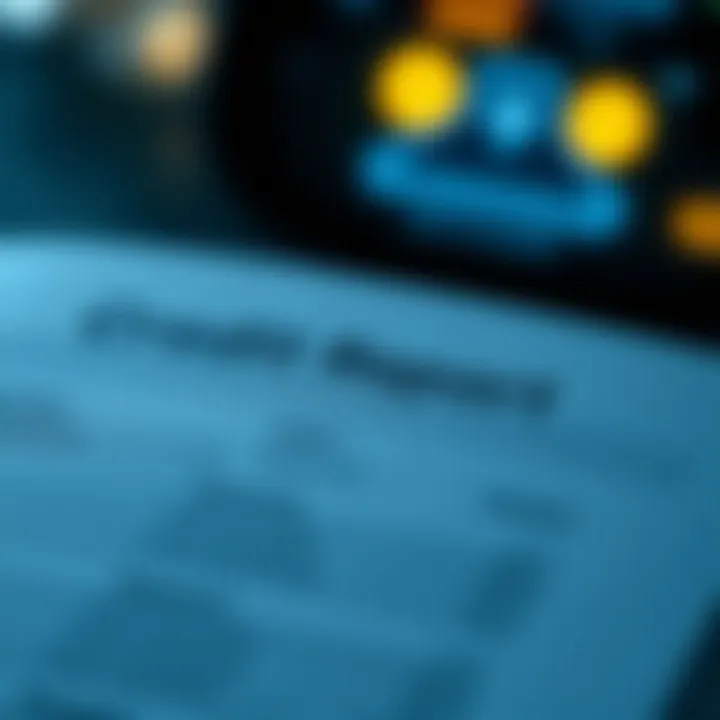 Understanding Credit Report Components Graphical representation of credit report elements