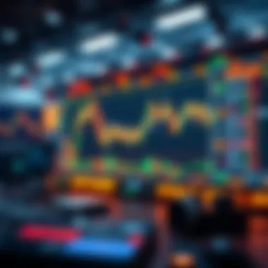 Technology's Role in Stock Timing A futuristic trading platform with technology-enhanced features