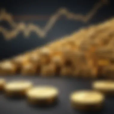 Gold Price Trends Over Time A graph illustrating the fluctuating prices of gold over the years.
