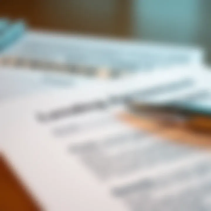 A close-up of a signed lending agreement