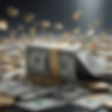 Money Flow in the Banking System Visual representation of money flow in the banking system