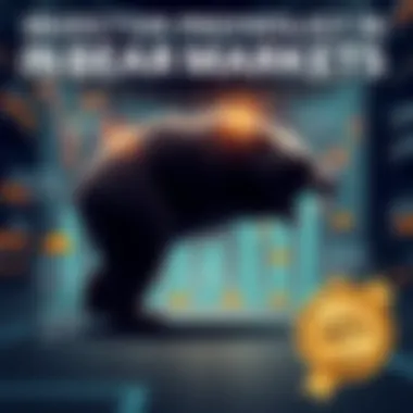 An infographic depicting the psychological stages investors experience during a bear market.