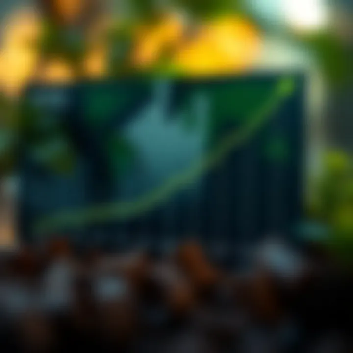 Growth of ESG Investments Graph illustrating the rise of ESG investments over the years