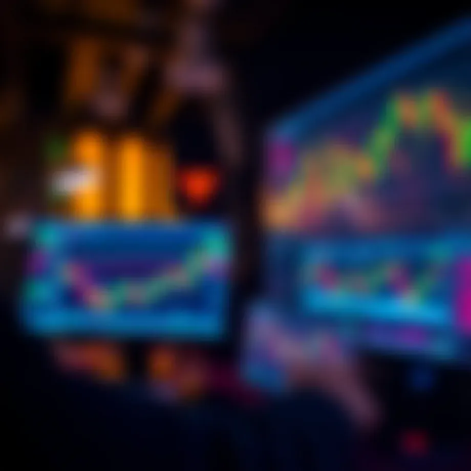 Visual representation of forex trading platforms