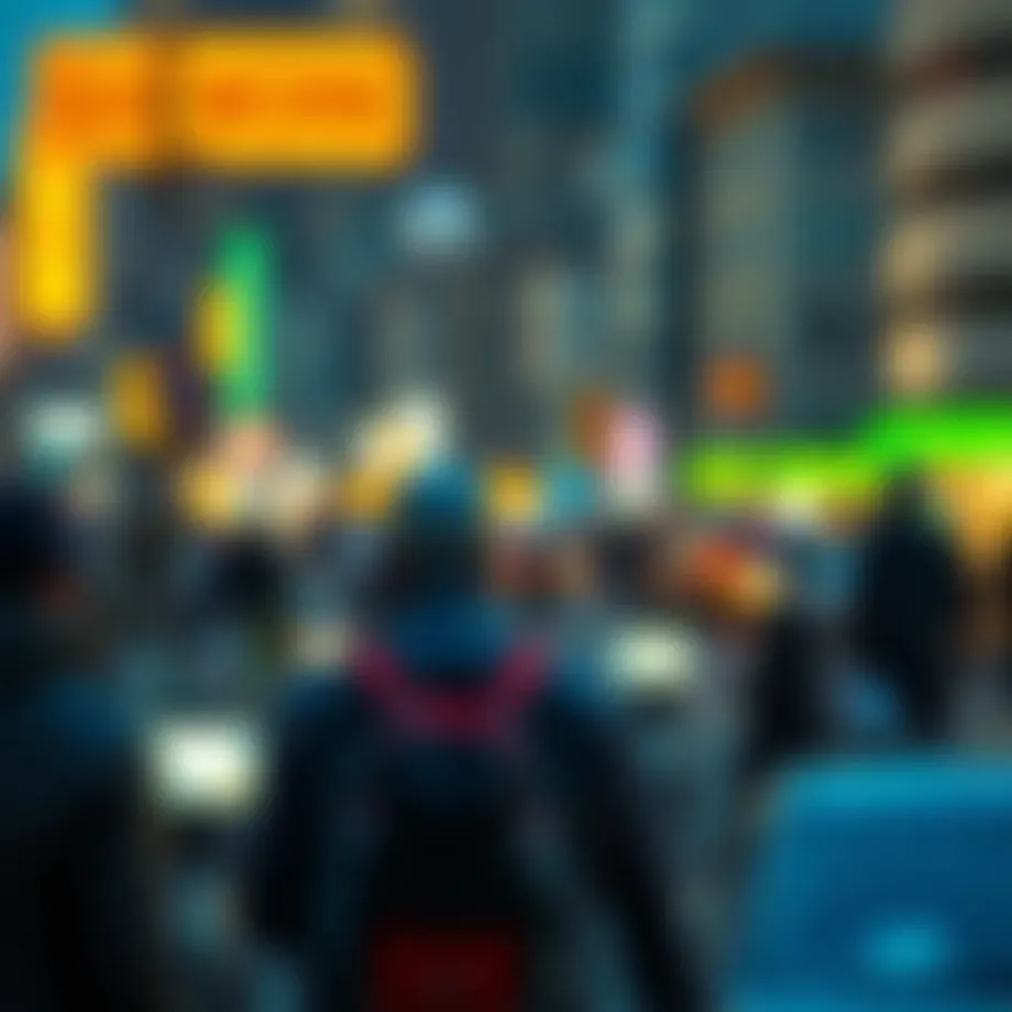 Conceptual representation of gig work