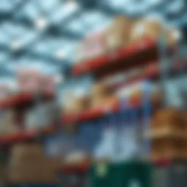 Graph showcasing the impact of inventory management on profits