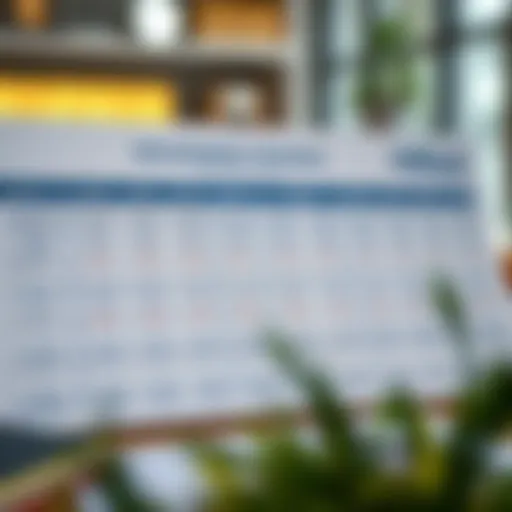 Visual representation of loan amortization schedule