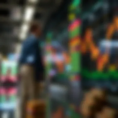 An illustration depicting the concept of market value in stocks