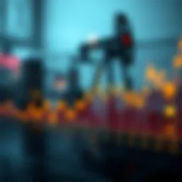 Graph illustrating oil price fluctuations over time