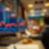 Illustration of options trading