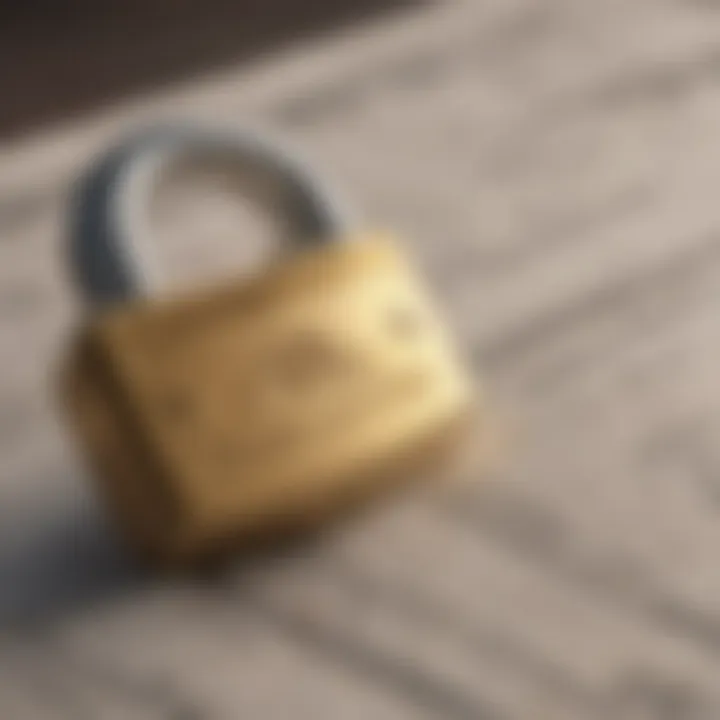 A secure money order transaction depicted with a lock symbol