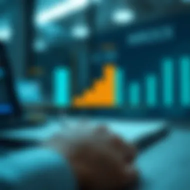 Graphical representation of revenue calculation methods