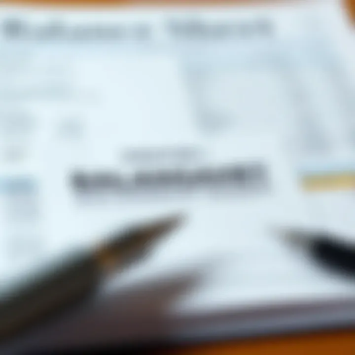 Structure of a Balance Sheet Detailed balance sheet layout